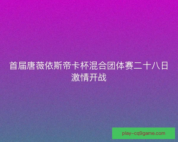 首届唐薇依斯帝卡杯混合团体赛二十八日激情开战